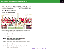 Tablet Screenshot of fairlingtonumc.org